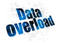 Data concept: Data Overload on Digital background Royalty Free Stock Photo