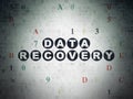 Data concept: Data Recovery on Digital Data Paper background Royalty Free Stock Photo