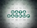 Data concept: Data Backup on Digital Data Paper background Royalty Free Stock Photo