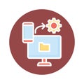 Data configuration Isolated Vector icon which can easily modify or edit Royalty Free Stock Photo