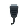 Data connection cable icon flat isolated vector Royalty Free Stock Photo