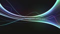 Data connection line wave abstract technology