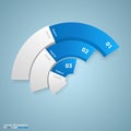 Data 3d growth chart art info Royalty Free Stock Photo