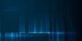 Big Data futuristic, hi tech technology, light line design. Vector datum digital background.