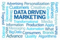 Data Driven Marketing Word Cloud