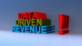 Data driven revenue on blue