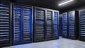 Data Elegance: RackRhapsody Radiance Unveiled. AI generate