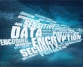 Data encryption background