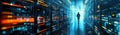 Data engineer optimizing data pipelines for efficient processing