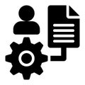 Data Engineer, Data Scientist, Developer Glyph Solid Icon