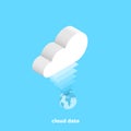 Data exchange for cloud technologies Royalty Free Stock Photo
