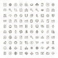 Data exchange icon set