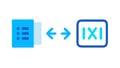 Data Exchange Interface Icon Vector, vector design Generative AI Royalty Free Stock Photo