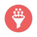 Data filter Isolated Vector icon which can easily modify or edit Royalty Free Stock Photo