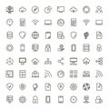 Data flat icon Royalty Free Stock Photo
