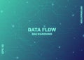 Data flow background modern design line complex style with light flow