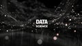 Data flow concept, big data technology and data science illustration, visualizing complex information. Generative AI Royalty Free Stock Photo