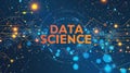 Data flow concept, big data technology and data science illustration, visualizing complex information. Generative AI Royalty Free Stock Photo