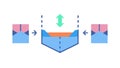 Data Flow Input-Output, Information Processing, vector design Generative AI Royalty Free Stock Photo