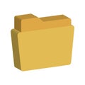 Data folder Color Vector Icon which can easily modify or edit Royalty Free Stock Photo