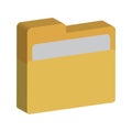 Data folder Color Vector Icon which can easily modify or edit Royalty Free Stock Photo
