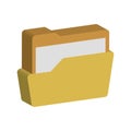 Data folder Color Vector Icon which can easily modify or edit Royalty Free Stock Photo