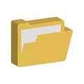 Data folder Color Vector Icon which can easily modify or edit Royalty Free Stock Photo