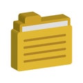 Data folder Color Vector Icon which can easily modify or edit Royalty Free Stock Photo