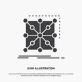 Data, framework, App, cluster, complex Icon. glyph vector gray symbol for UI and UX, website or mobile application Royalty Free Stock Photo