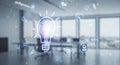 Data funnel with binary code conversion, data analysis and technological transformation concept Royalty Free Stock Photo
