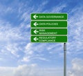 Data governance Royalty Free Stock Photo