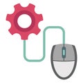 Data hosting, domain hosting Color Vector icon which can easily modify or edit