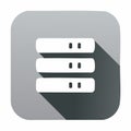 Data Hosting and Network Server Icon Royalty Free Stock Photo