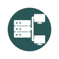 Data hosting Vector icon which can easily modify or editData hosting Vector icon which can easily modify or edit Royalty Free Stock Photo