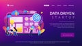 Data initiative concept landing page.