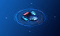 Data Lake Concept - 3D Illustration