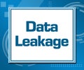 Data leakage Blue Abstract Background Square Royalty Free Stock Photo