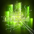 Data Leakage Information Flow Loss 2d Illustration Royalty Free Stock Photo