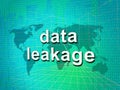 Data Leakage Information Flow Loss 3d Illustration Royalty Free Stock Photo