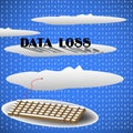 Data loss Royalty Free Stock Photo