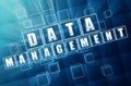 Data management in blue glass blocks