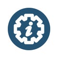 Data management Vector icon which can easily modify or edit Royalty Free Stock Photo