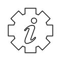 Data management Vector icon which can easily modify or edit Royalty Free Stock Photo