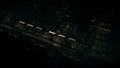 Data Matrix Nexus Advanced Simulation UI Background Royalty Free Stock Photo