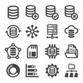 Data and memory unit icon