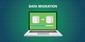 Data migration in computer