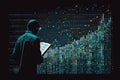 data mining expert, analyzing large set of data to uncover patterns and trends Royalty Free Stock Photo