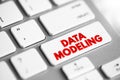 Data modeling - process of creating a data model for an information system by applying certain formal techniques, text concept