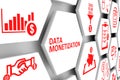 Data monetization concept Royalty Free Stock Photo