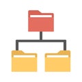 Data network Color Vector Icon which can easily modify or edit Royalty Free Stock Photo